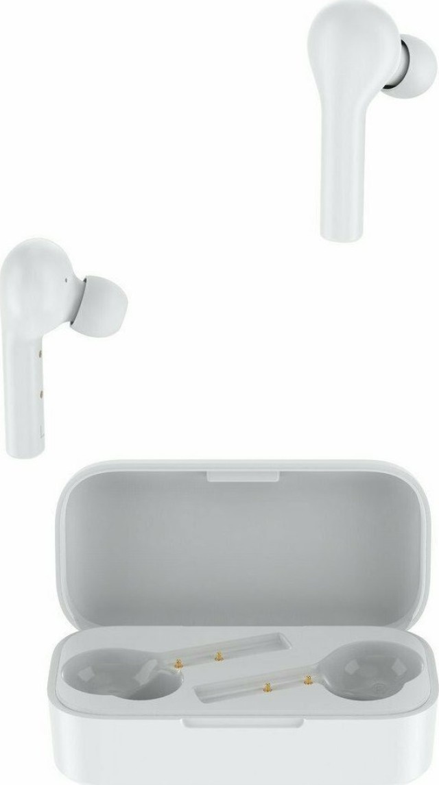 QCY T5 TWS WHITE True Wireless Gaming Earbuds 5.1 Bluetooth Headphones ENC IPX5 Speaker 6mm 5hrs