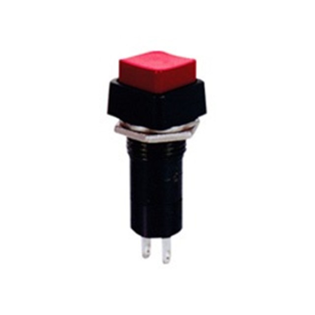 BUTTON SWITCH ON-OFF SQUARE Φ12 PB303A RED UNI