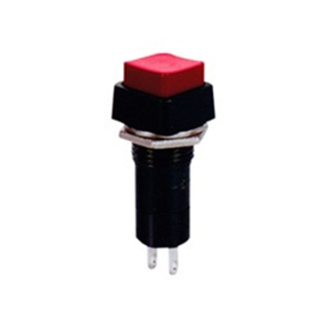 PULSANTE INTERRUTTORE ON-OFF QUADRATO Φ12 PB303A ROSSO UNI