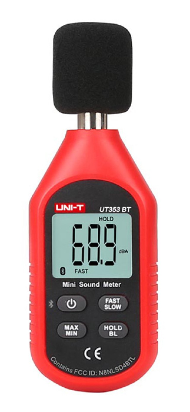 Medidor de decibelios digital UNI-T UT353BT, 30-130dB, Bluetooth