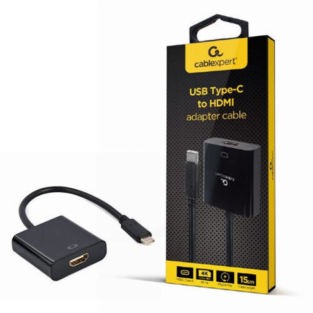 Cablexpert Μετατροπέας USB-C male σε HDMI female (A-CM-HDMIF-04)