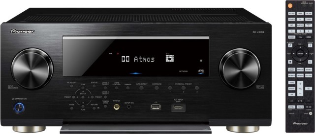 Pioneer SC-LX704 Heimkino-4K-9.2-Kanal-Verstärker 205 W/6 Ω mit HDR und Dolby Atmos Black