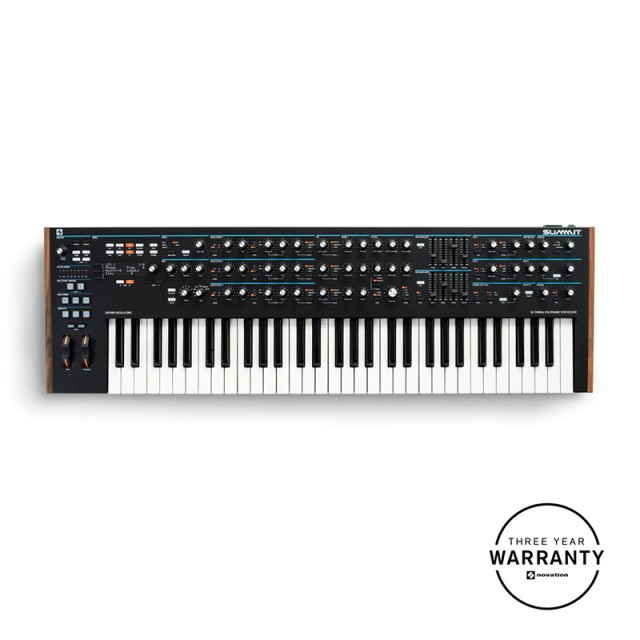 NOVATION SUMMIT ANALOGSYNTHESIZER MIT 16 STIMMEN