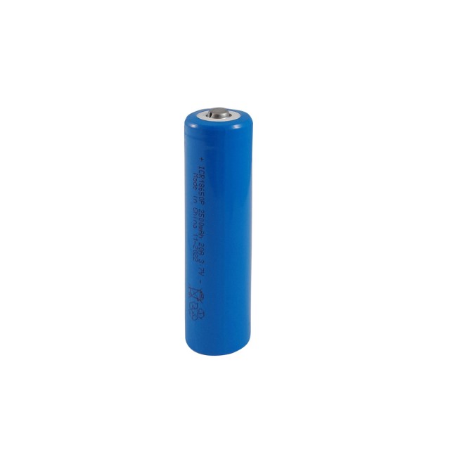 0222 Li-ion ICR18650p 3,7V 2500mAh 20A (με κεφάλι)