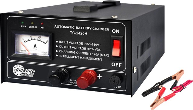 LEAD BATTERY CHARGER 12 / 24V 20A TC-2420H KEBO