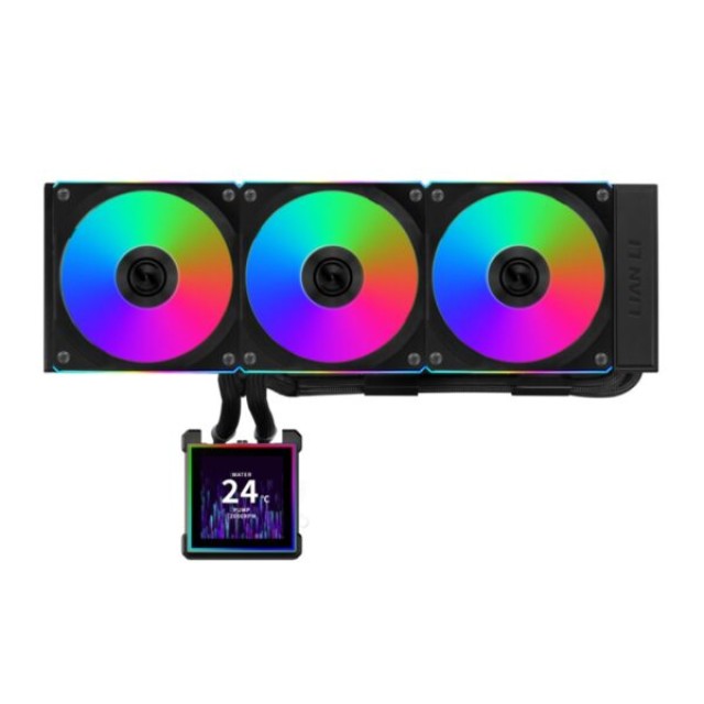 Lian Li Hydroshift II LCD-S 360CL Black - RGB AIO CPU Cooler - 3.4