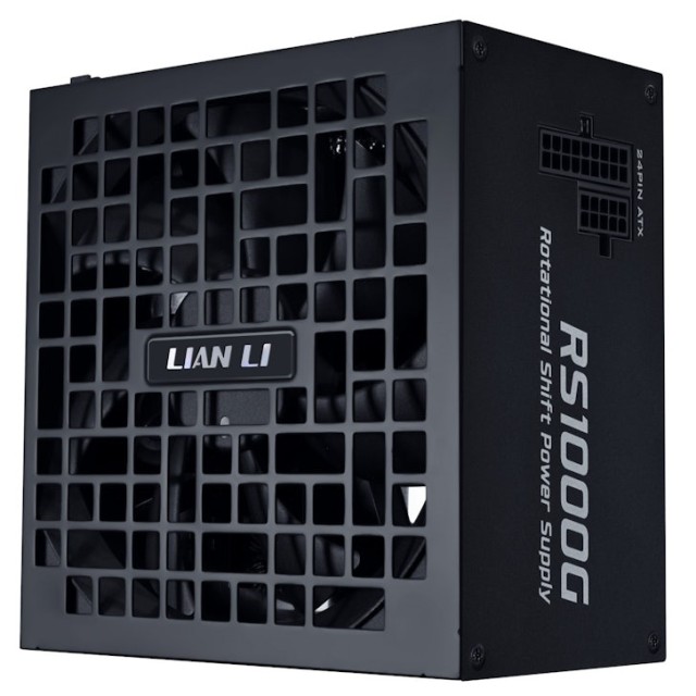 Lian Li RS1000W Black - 1000 Watt 80+ Gold PSU - 12V-2x6 Colored Cable - RS Hub - Fully Modular