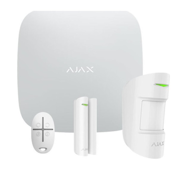Sistema di allarme wireless Ajax Starter Kit bianco