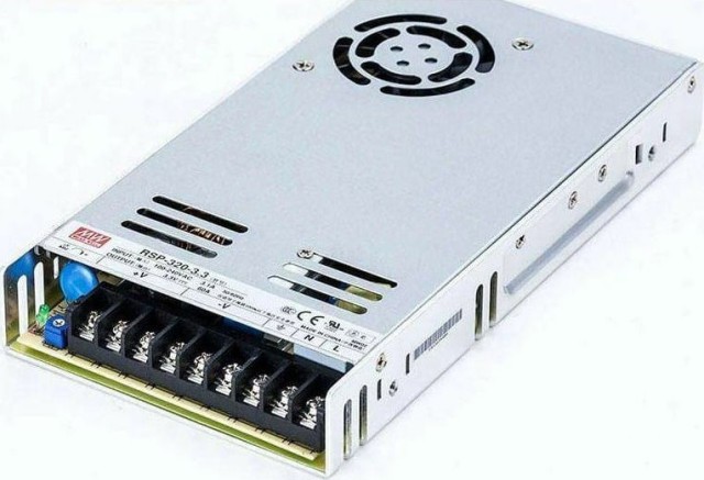 Power supply 198W / 3.3V / 60A PFC LOW PROFILE RSP320-3.3 MEAN WELL