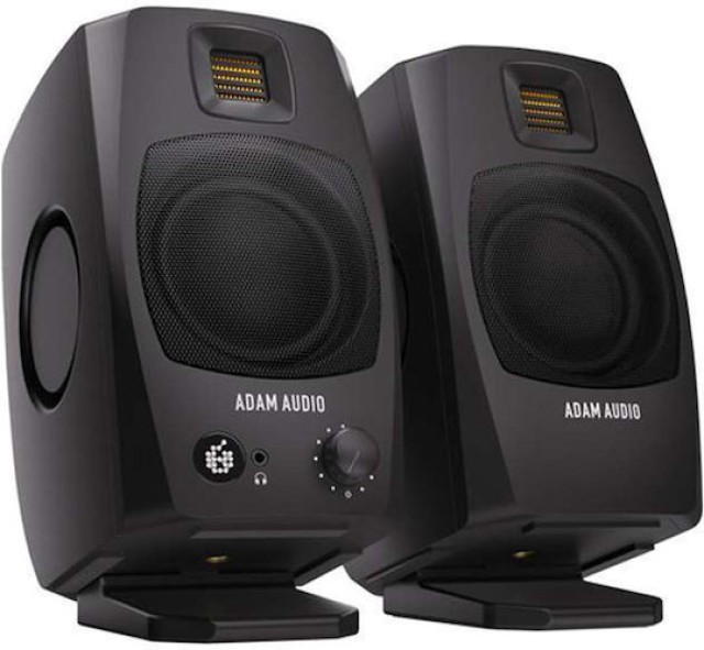 Adam D3V Αυτοενισχυόμενα Ηχεία Studio Monitor 3 Δρόμων (Ζεύγος) Μαύρο
