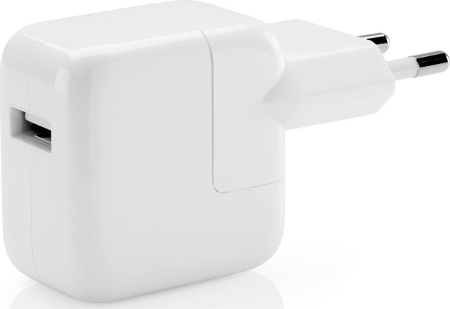 Apple Φορτιστής Χωρίς Καλώδιο με Θύρα USB-A 12W Λευκός (USB Power Adapter) A1401