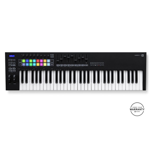 NOVATION LAUNCHKEY 61 MK3 USB MIDI CONTROLLER 61 DYNAMIC KEYS