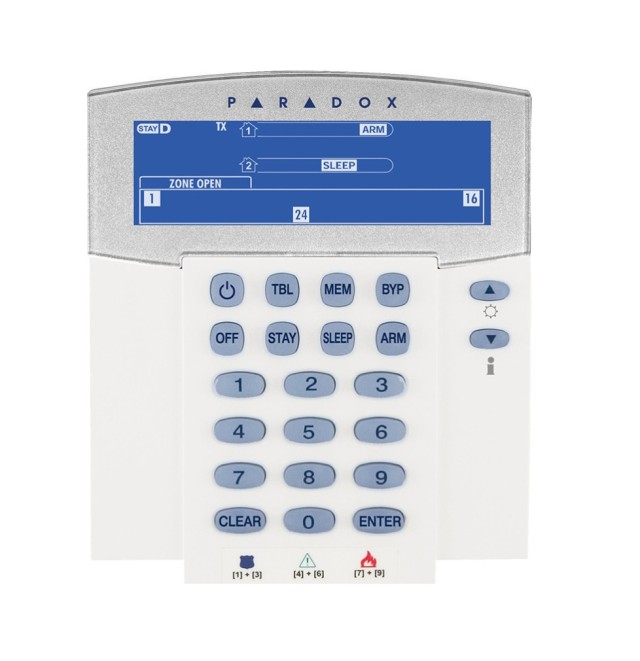 Paradox K37 Wireless Keyboard 32 band LCD Icon