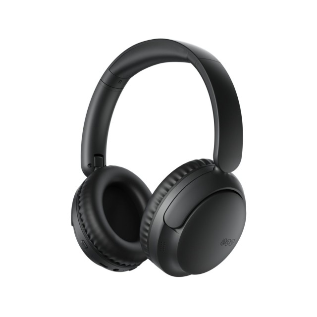QCY H2S Lite Headphones Black - Type-C & Bluetooth Clear Call ENC iOS/Android 60hours 10m 40mm