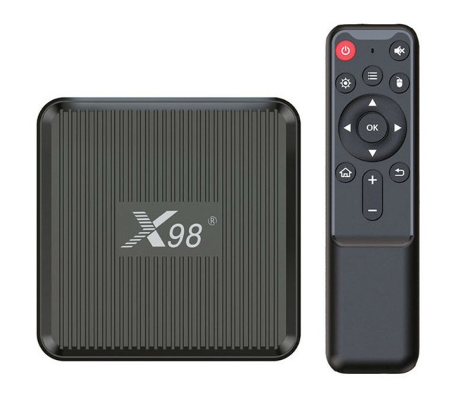 TV Box X98Q 4K UHD con WiFi USB 2.0 2GB RAM y 16GB Almacenamiento con Sistema Operativo Android 11.0