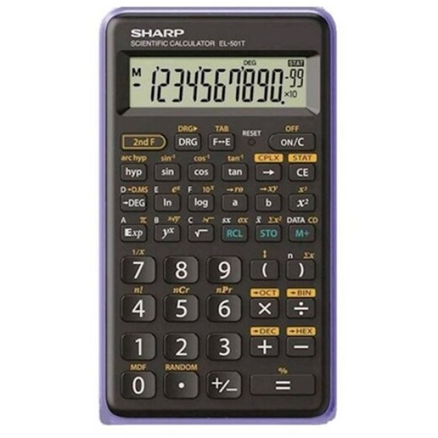 Sharp Scientific Calculator 10+2 Digits EL-501T