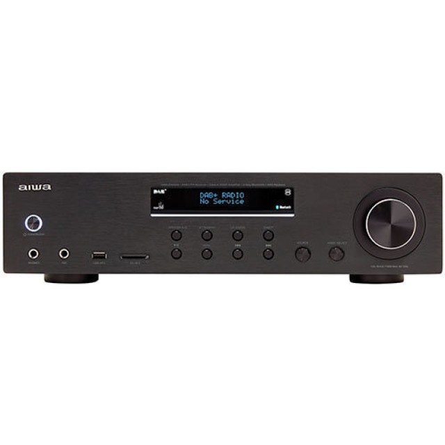 Aiwa Τελικός Ενισχυτής Hi-Fi Stereo AMR-200DAB/BK 100W/4Ω Μαύρος