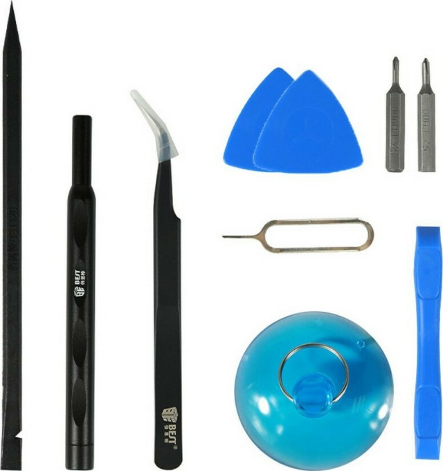MIGLIOR set di strumenti di riparazione cellulare Samsung BST-504, 11 pezzi
