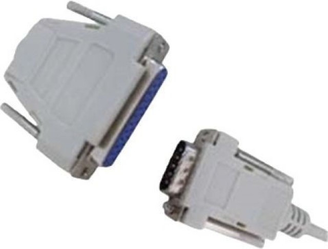Cable RS232 25-pin female to RS232 9-pin male 2m (04.001.0097)