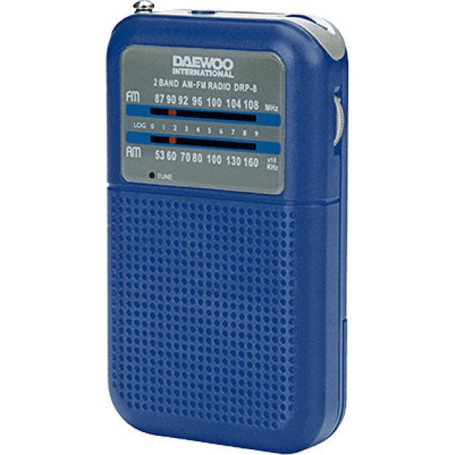 Radio azul Daewoo DRP-8