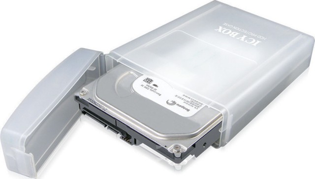 Icy Box Θήκη Προστασίας για 3.5Inch Διάφανο (IB-AC602A)