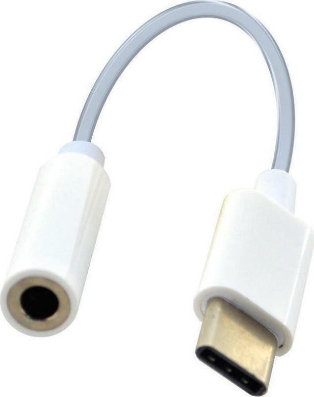 JOYROOM καλώδιο USB Type-C σε 3.5mm SH-C1, 0.12m, λευκό