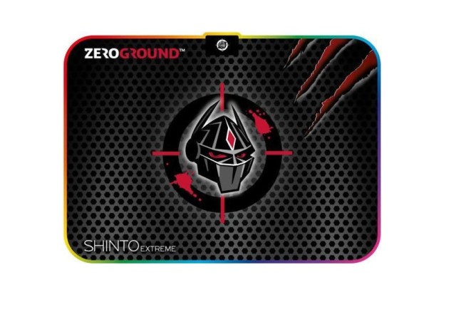Tappetino per mouse da gioco Zeroground MP-1900G Shinto Extreme RGB v2.0