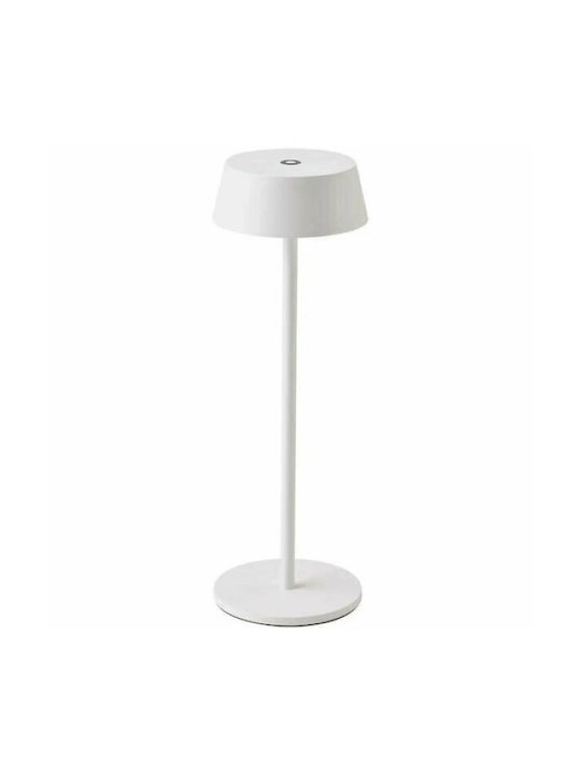 LED desk lamp 2W rechargeable 3000K with white body dimmable V-TAC SKU: 7689