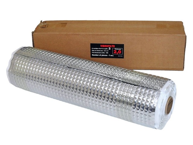 Vibrofilterrolle 2 mm, 100 Mikron, 50 x 4000, 2 m²