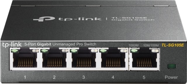 TP-LINK TL-SG105E v4 Unmanaged L2 Switch με 5 Θύρες Gigabit (1Gbps) Ethernet