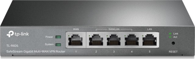 Router VPN Gigabit TP-LINK TL-R605 v1 con 4 porte Gigabit Ethernet