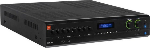 JBL VMA-260 ΜΙΚΤΗΣ-ΕΝΙΣΧΥΤΗΣ 8 ΕΙΣΟΔΩΝ 2X60W 100V/4Ω 2 ΕΞΟΔΩΝ