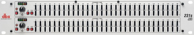 Dbx 231S Graphic Equalizer 2x31 Areas