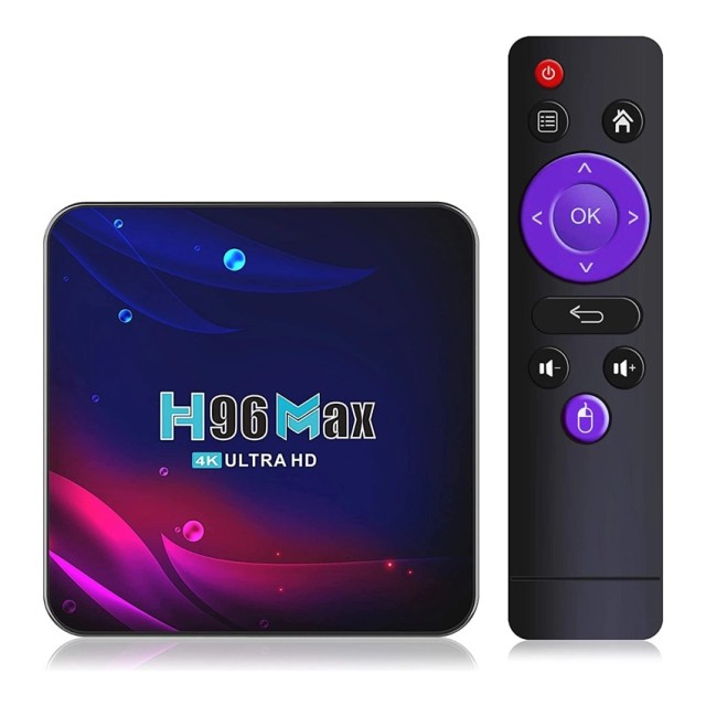 Smart TV Box H96 Max V11, 4K, RK3318, 4/32 GB, Wi-Fi 2.4/5 GHz, Android 11