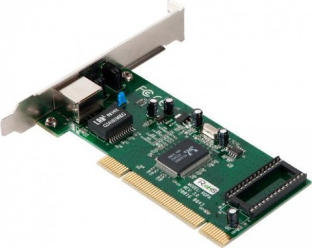 Ca. kabelgebundene PCI1000V2-Gigabit-Ethernet-PCI-Netzwerkkarte (1 Gbit/s).