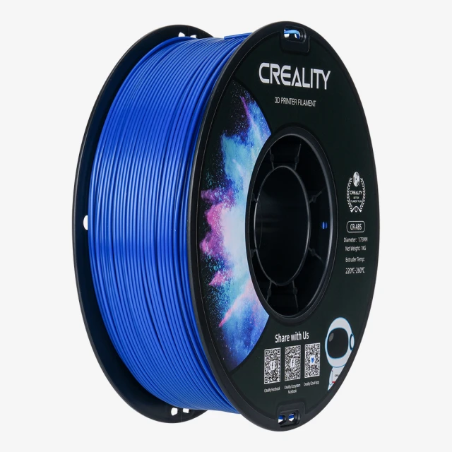 Creality CR-ABS Blue 3D Printer Filament, Large Object Stability ...