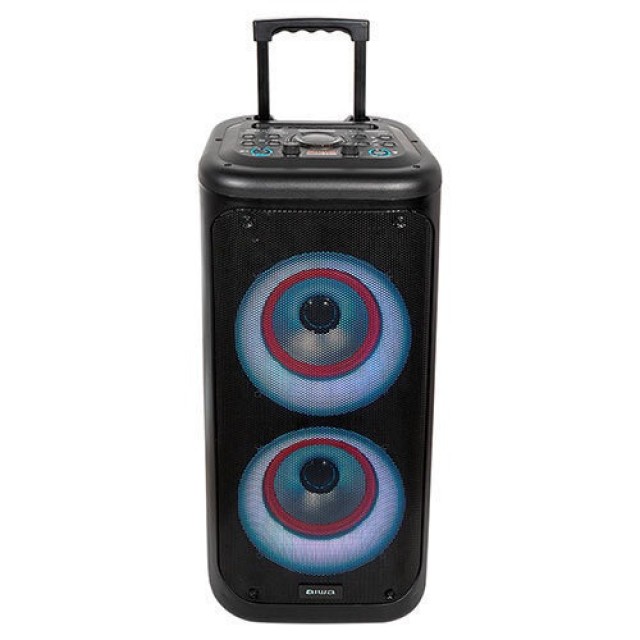 Altoparlante Aiwa con funzione Karaoke Hyperbass in colore nero KBTUS-450