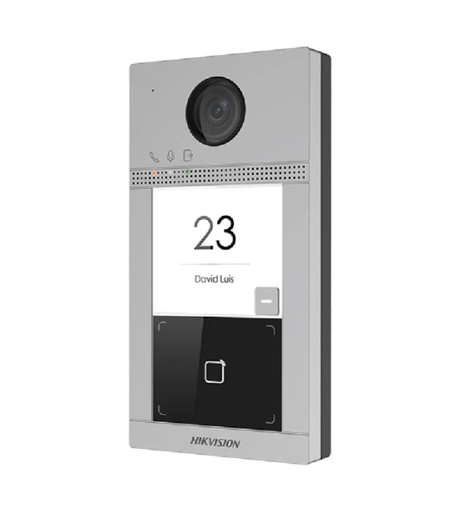 HIKVISION DS-KV8113-WME1(C) Δικτυακή (IP) μπουτονιέρα εισόδου (Villa Door Station) για επίτοιχη τοποθέτηση, με 1 μπουτόν κλήσης.