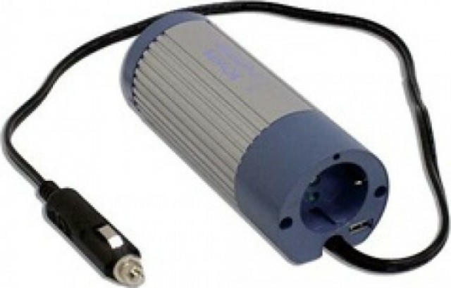 INVERSOR DC / AC MODIFICADO MEDIO 100W / 12V CON CONECTOR DE COCHE A301-100F3 MEAN BIEN