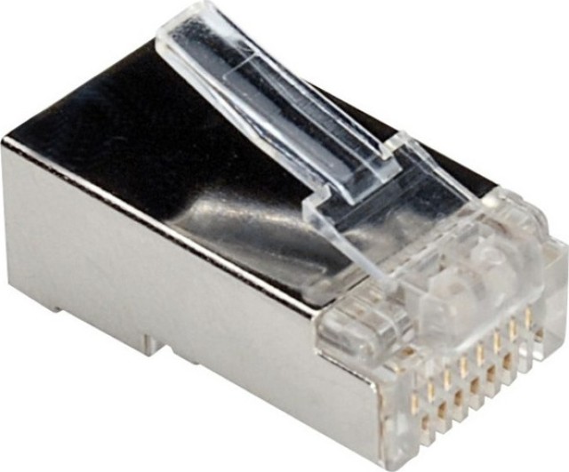 Roline 21.17.3061 Βύσμα RJ-45 Cat6 S/STP male Metal Shielding 10τμχ