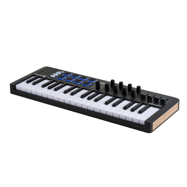 Arturia MiniLab 37 MK3 Black – MIDI Keyboard Controller 37 Πλήκτρων