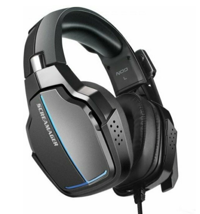 NOD Screamager Gaming-Headset mit einziehbarem Mikrofon