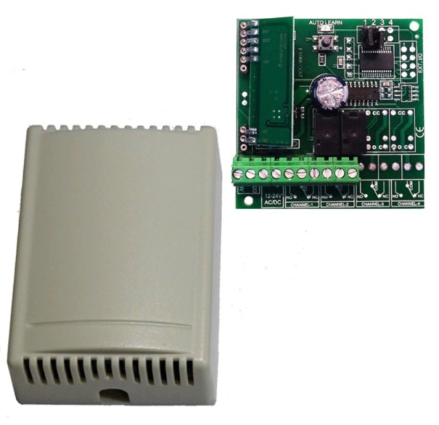 AAS-R102-2CH Receptor de control remoto digital de 2 canales para puertas corredizas