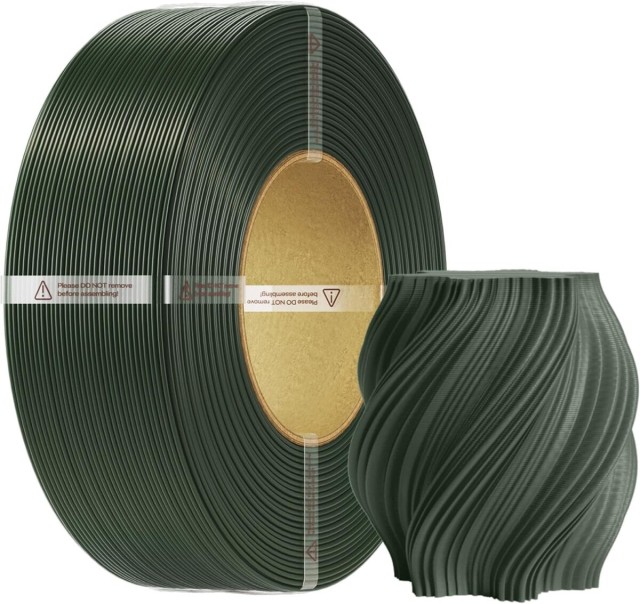 Creality CR-PETG Army Green - No Reel 3D Printer Filament, Hard Glossy, Tensile Str. 49MPA, 1 kg