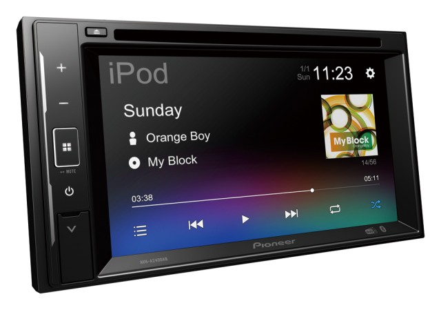 Pioneer AVH-A240BT 2-Din Multimedia Monitor With 6.2 Screen