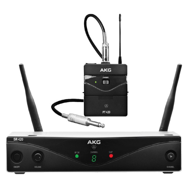 AKG WMS 420 INSTRUMENTAL WIRELESS GUARD SYSTEM 8 FREQUENCIES