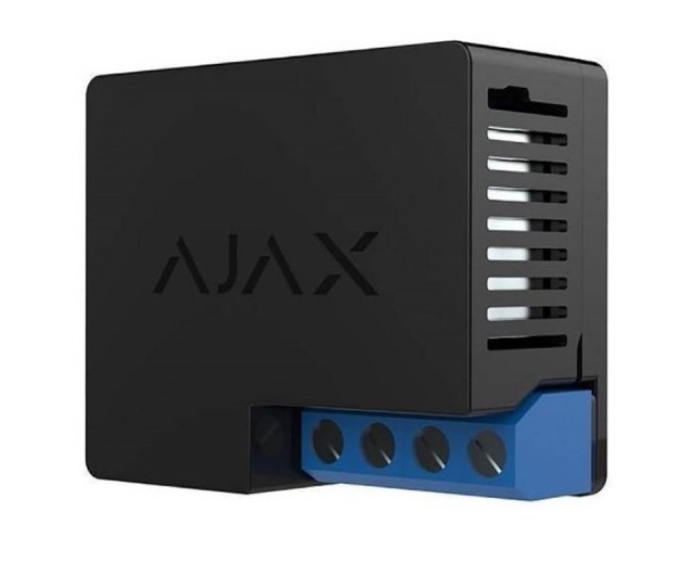 Relè Ajax Relè 12V DC Wireless a contatto a secco senza tensione