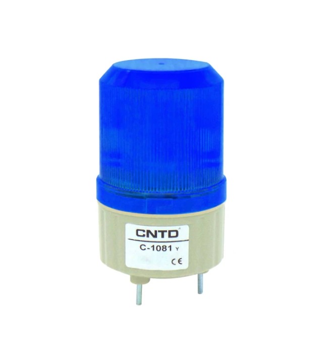 ΦΑΡΟΣ LED FLASHING 230VAC 89X134mm ΜΠΛΕ C-1081 CNTD 03.024.0008