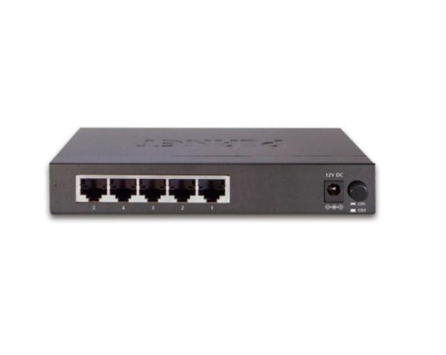 PLANET GSD-503 Conmutador de escritorio Gigabit Ethernet de 5 puertos 10/100 / 1000Mbps (Metal)