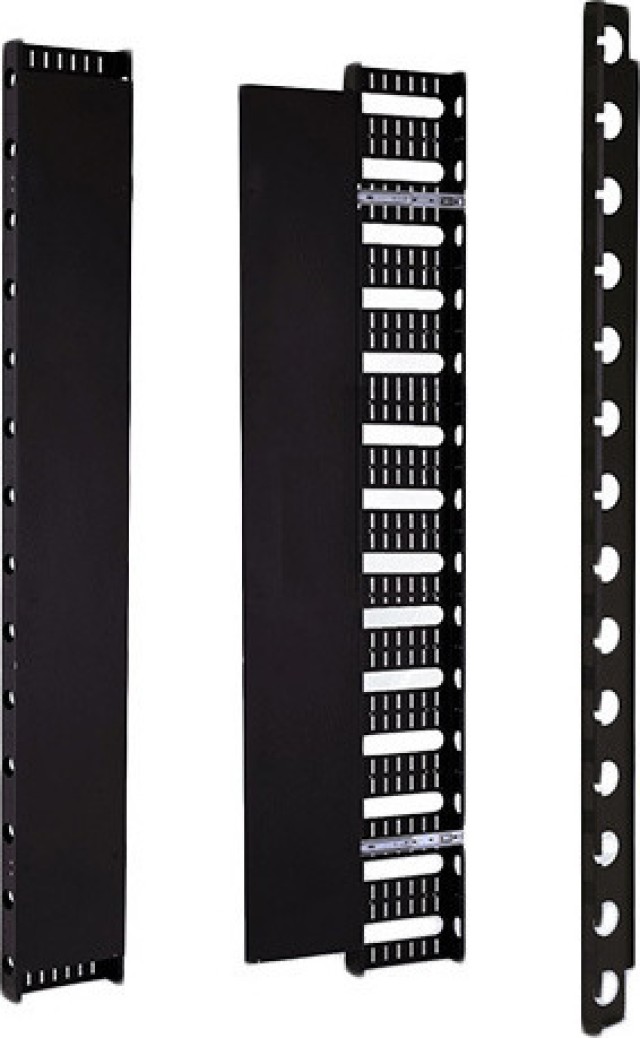 Elegant PABLORG42V Guías de Cable 42U verticales (2uds.) Negro